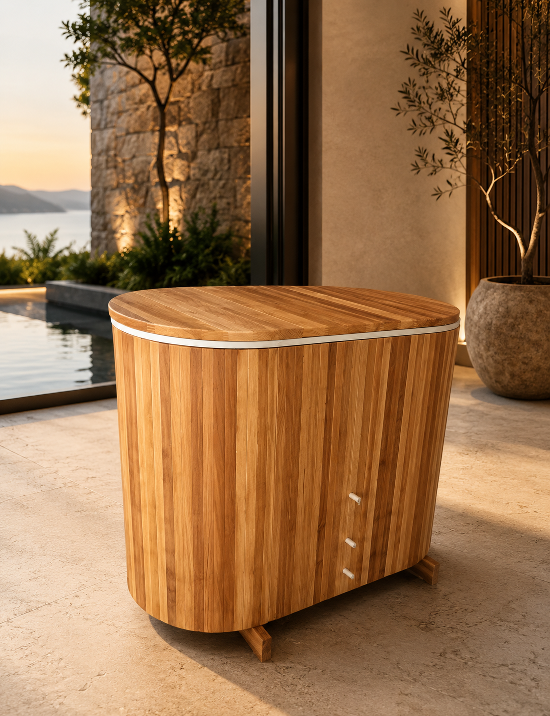 Compact Cold Plunge Tub